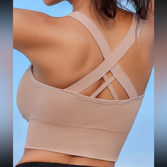 3 PC SET - High-Impact Sports Bras –Breathable Zip-Front Crisscross Back - Picture 8 of 14